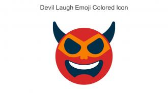 Devil Laugh Emoji Colored Icon In Powerpoint Pptx Png And Editable Eps Format