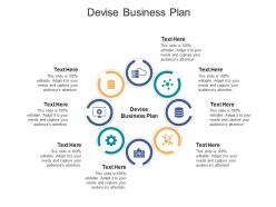 Devise business plan ppt powerpoint presentation inspiration graphics template cpb