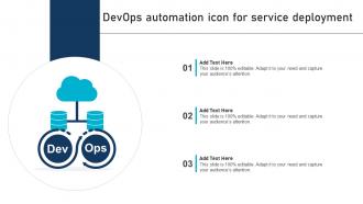 Devops Automation Icon For Service Deployment