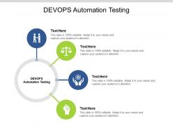 Devops automation testing ppt powerpoint presentation background image cpb