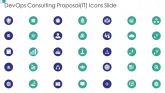 Devops consulting proposal it devops consulting proposal it icons slide