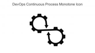 Devops Continuous Process Monotone Icon In Powerpoint Pptx Png And Editable Eps Format