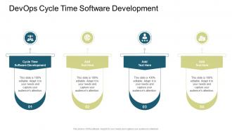 DevOps Cycle Time Software Development In Powerpoint And Google Slides Cpb