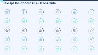 Devops dashboard it icons slide ppt powerpoint presentation file styles