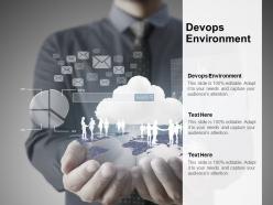 Devops environment ppt powerpoint presentation infographic template icon cpb