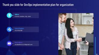 DevOps Implementation Plan For Organization Powerpoint Presentation Slides Interactive Colorful