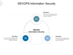 Devops information security ppt powerpoint presentation icon visual aids cpb