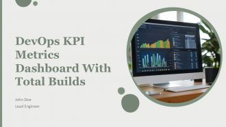 Devops KPI Metrics Dashboard With Total Builds PPT Graphics AT