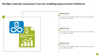DevOps Maturity Assessment Icon For Enabling Improvement Initiatives