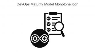 Devops Maturity Model Monotone Icon In Powerpoint Pptx Png And Editable Eps Format