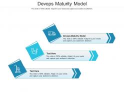 Devops maturity model ppt powerpoint presentation inspiration model cpb