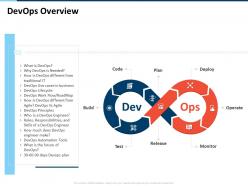 Devops overview 30 60 90 days ppt powerpoint presentation background image