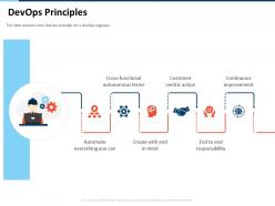 Devops principles responsibility ppt powerpoint presentation designs download