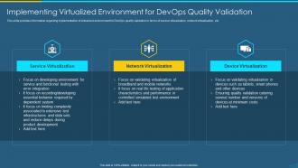Devops qa and testing revamping implementing devops quality validation