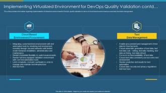 Devops qa and testing revamping implementing environment quality validation