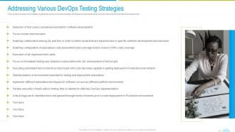 Devops quality assurance and testing it addressing various devops testing strategies