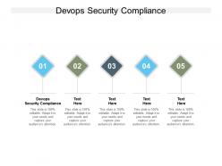Devops security compliance ppt powerpoint presentation outline show cpb