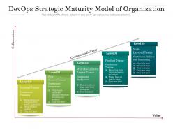 Devops strategic maturity model of organization