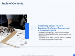 Devops tools and framework it powerpoint presentation slides