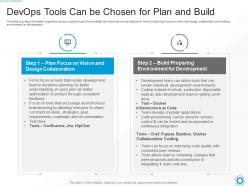 Devops tools can be chosen for plan and build ways to select suitable devops tools it