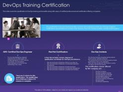 Devops training certification devops for it ppt powerpoint presentation