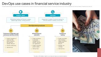 Devops Use Cases In Financial Service Industry
