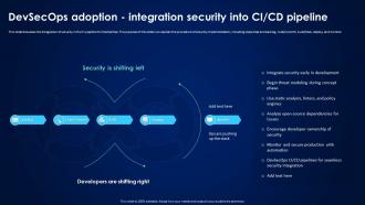 Devsecops Best Practices For Secure Devsecops Adoption Integration Security Into Ci Cd Pipeline