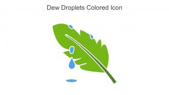 Dew Droplets Colored Icon In Powerpoint Pptx Png And Editable Eps Format