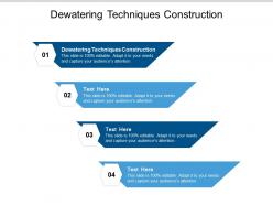 Dewatering techniques construction ppt powerpoint presentation outline rules cpb