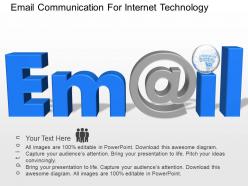 Df email communication for internet technology powerpoint template