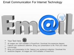 Df email communication for internet technology powerpoint template