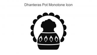 Dhanteras Pot Monotone Icon In Powerpoint Pptx Png And Editable Eps Format