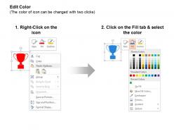Di trophy calculator checklist abacus ppt icons graphics