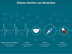 Diabetes nutrition and metabolism ppt powerpoint presentation summary files