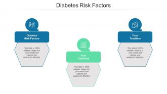 Diabetes risk factors ppt powerpoint presentation pictures brochure cpb