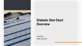 Diabetic Diet Chart Overview PPT PowerPoint AT
