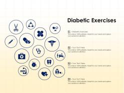 Diabetic exercises ppt powerpoint presentation pictures information