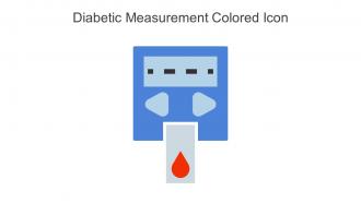 Diabetic Measurement Colored Icon In Powerpoint Pptx Png And Editable Eps Format