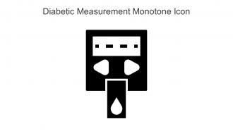 Diabetic Measurement Monotone Icon In Powerpoint Pptx Png And Editable Eps Format