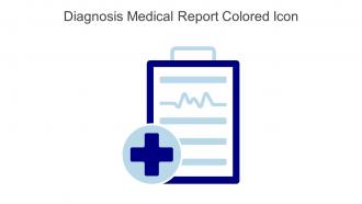 Diagnosis Medical Report Colored Icon In Powerpoint Pptx Png And Editable Eps Format