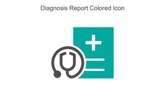 Diagnosis Report Colored Icon In Powerpoint Pptx Png And Editable Eps Format