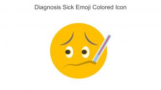 Diagnosis Sick Emoji Colored Icon In Powerpoint Pptx Png And Editable Eps Format