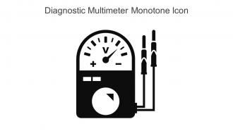 Diagnostic Multimeter Monotone Icon In Powerpoint Pptx Png And Editable Eps Format