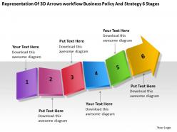 Diagram of business cycle workflow policy and strategy 6 stages powerpoint templates