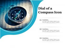 Dial of a compass icon