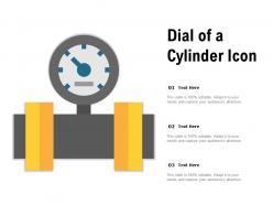 Dial of a cylinder icon