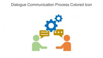 Dialogue Communication Process Colored Icon In Powerpoint Pptx Png And Editable Eps Format