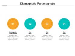 Diamagnetic paramagnetic ppt powerpoint presentation slides graphic images cpb