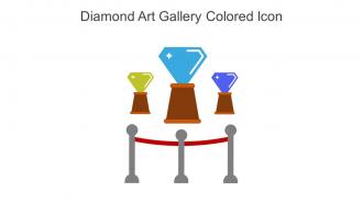 Diamond Art Gallery Colored Icon In Powerpoint Pptx Png And Editable Eps Format