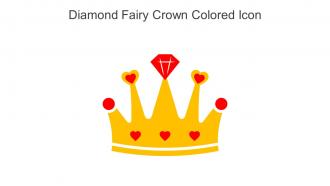 Diamond Fairy Crown Colored Icon In Powerpoint Pptx Png And Editable Eps Format